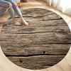 3D Wood Grain Round Area Rug,Circle Carpet Rug for Living Room Bedroom Sofa Cloakroom Decor,Kids Play Non-slip Floor Mat,Pet Mat