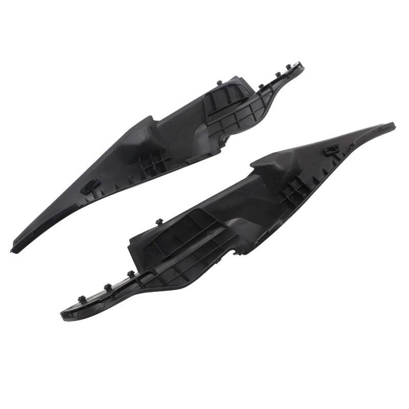 Svart främre kåpa vindrutetorkarmotorkåpa list 74220-TEA-T00 74270-TEA-T00 För Honda Civic 2016-2021