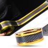 Pannello Rivestimento Striscia Adesiva Resistente all'Usura Texture Fibra di Carbonio Forte Adesività Antiscivolo Resistente ai Graffi Colore Duraturo Esterno Portiera Auto