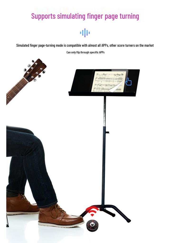 Bluetooth Page Turner & Photo Remote for Instruments