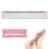 Professionelle Mundharmonika Diatonische Harp C-Dur Edelstahl-Deckplatte 24?HolePink