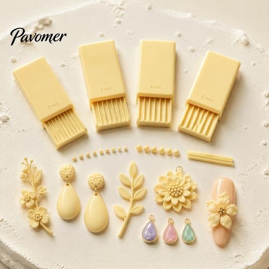 Miniature Crafting Tool 4Pcs/Set Clay Gel Ball Makers, Polymer Rollers, 2mm 3mm 4mm 5mm Small Sphere Maker Shaper Nail Art Bead Rollers for