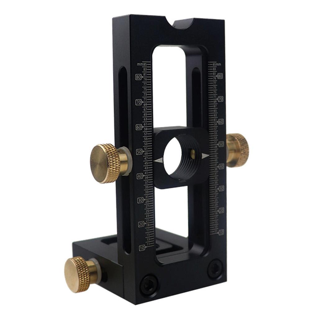 2 In 1 Woodworking Punch Locator Drill Hole Guide Doweling Jig For Furniture Connecting Installation Household Woodworking Tool