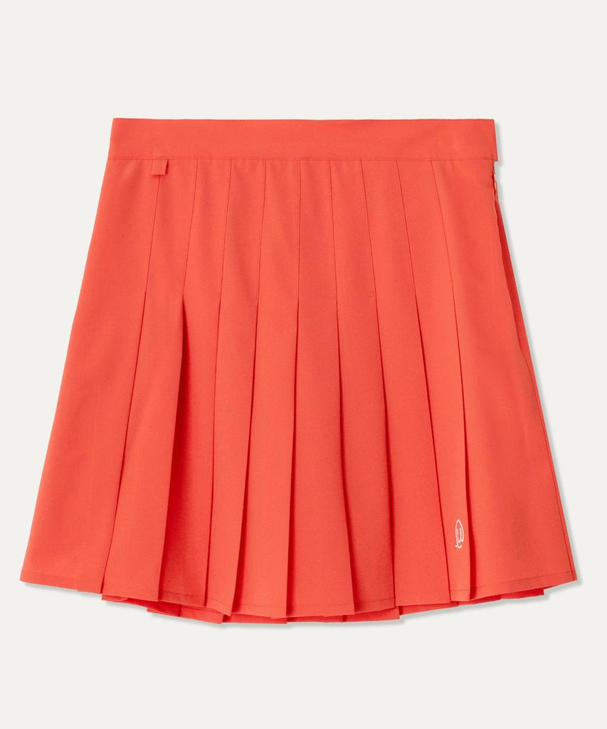 MAYOL Pleated Skirt_Orange