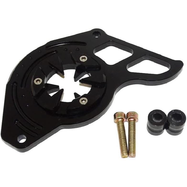 Front Sprocket Chain Guard Cover Left Side Engine For Honda Grom MSX125 MSX125SF 2013 2014 2015 2016 2017 2018 2019 (Black)
