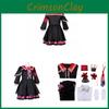 Tenue Cosplay de Sorcière Magical Girl Neneh Akechi avec Tissu Confortable pour le Jeu de Rôle