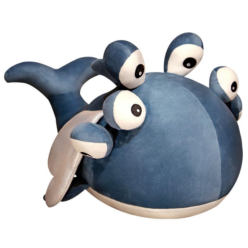 Six Spoof Eyes Flying Fish Plush Toy Cartoon Home Decoration Photo Doll Props