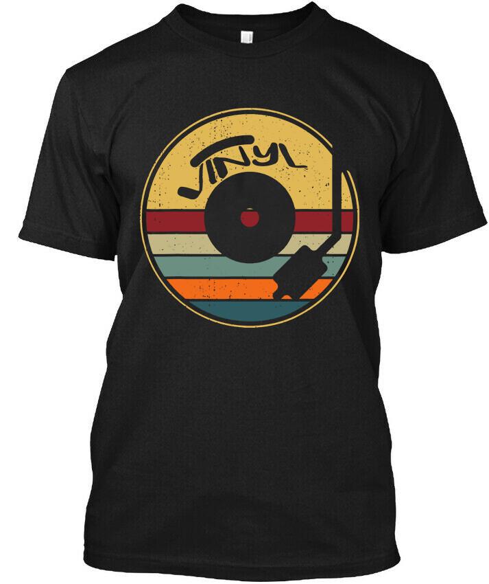 Vinyl Funny Graphic Classic Logo T-Shirt Unisex T-Shirt M