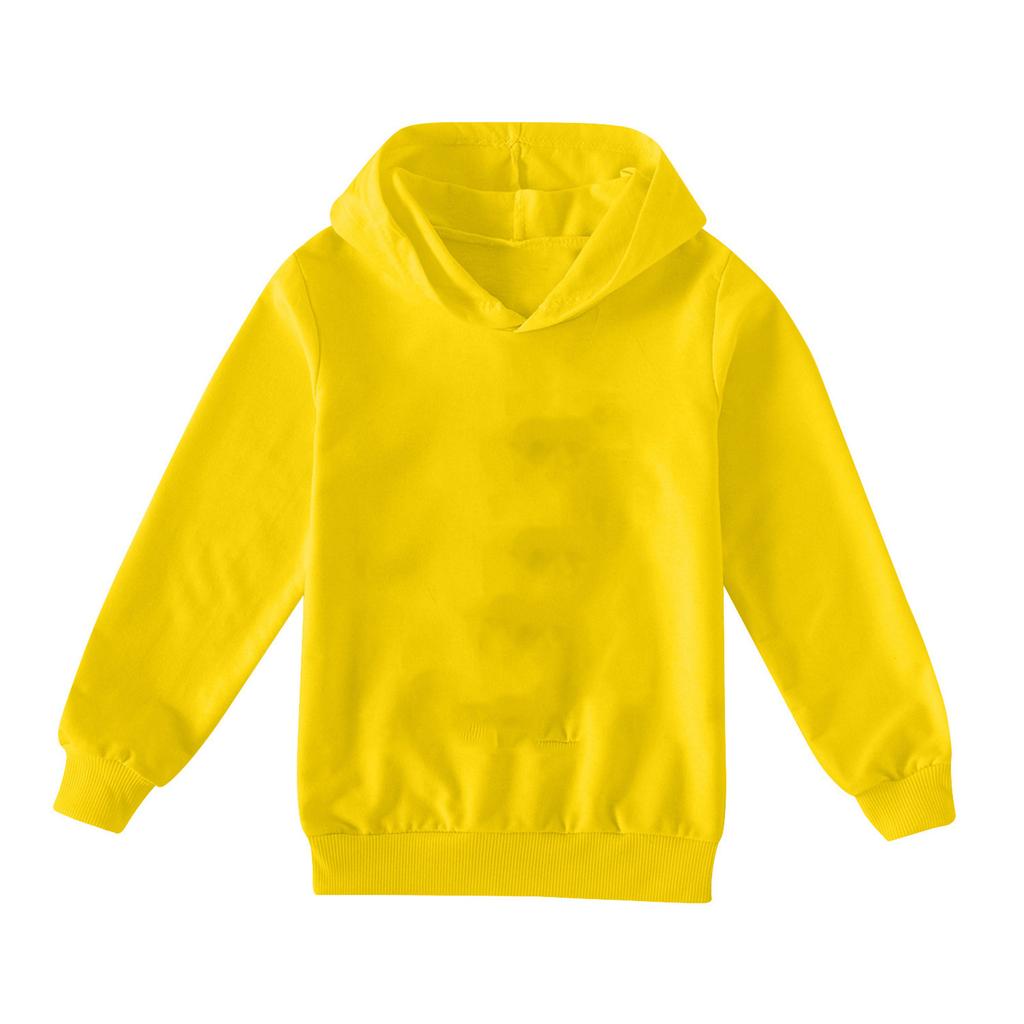 Children's Boys' Fashion Solid Color Pullover Casual Versatile Hoodie