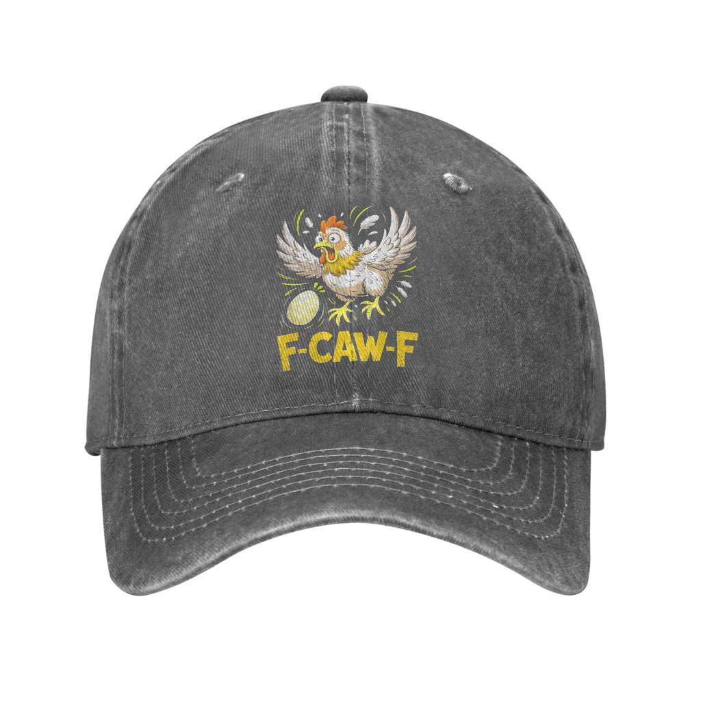 Casquette de Baseball F Caw F Coq Oiseau Drôle Fcawf Été y2k Mignon Hip Hop Hommes Femmes Impression Randonnée Pêche Respirante Casquette Snapback