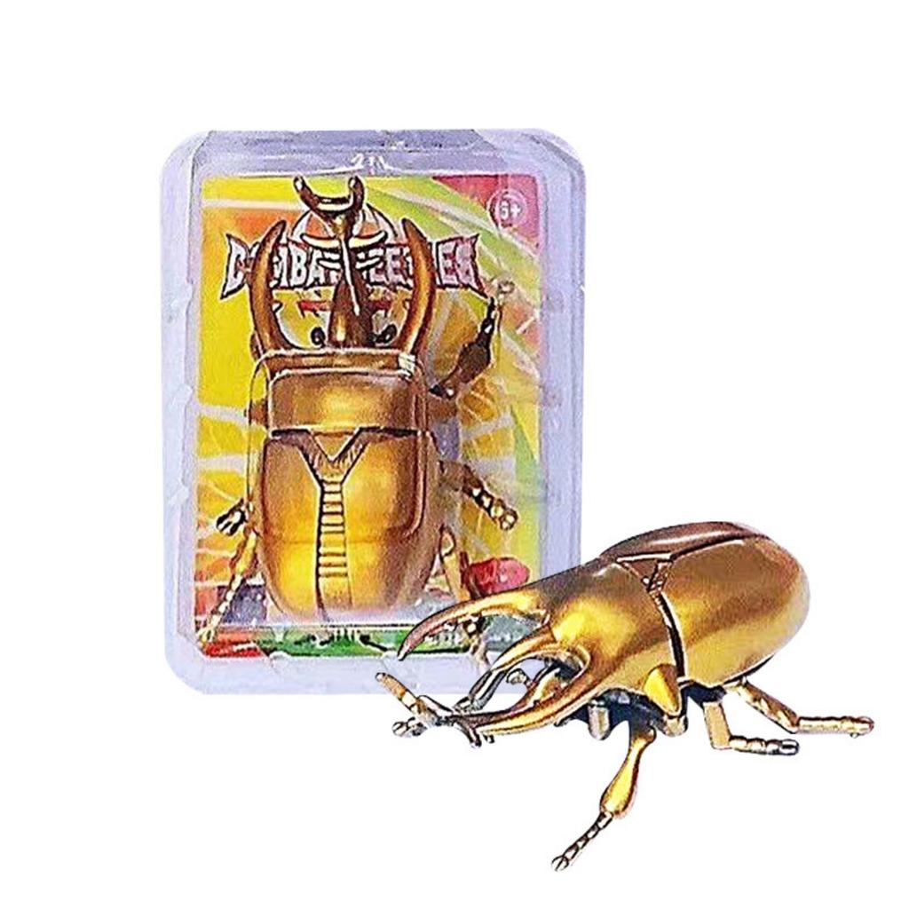 Realistic Beetle Insect Model Toy Crawling Bug Replica Educational Collectible for Kids and Adults Durable Plastic Construction