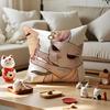 Sphynx Cat Cushion Cover Anti-dustmite Pillowcase Invisible Zipper Silky Short Plush Sofa Cushion Cover