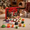 -Day 3D Advent Calendar, Christmas Countdown for Holiday Display and Gift Giving