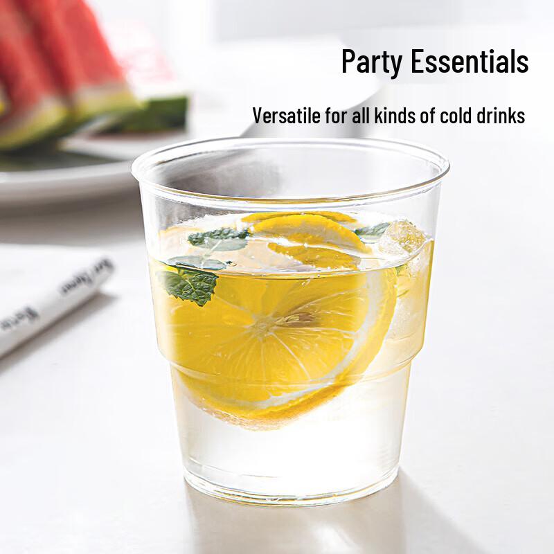 Fresh Life 180ml Thickened Disposable Plastic Cups (20-count)