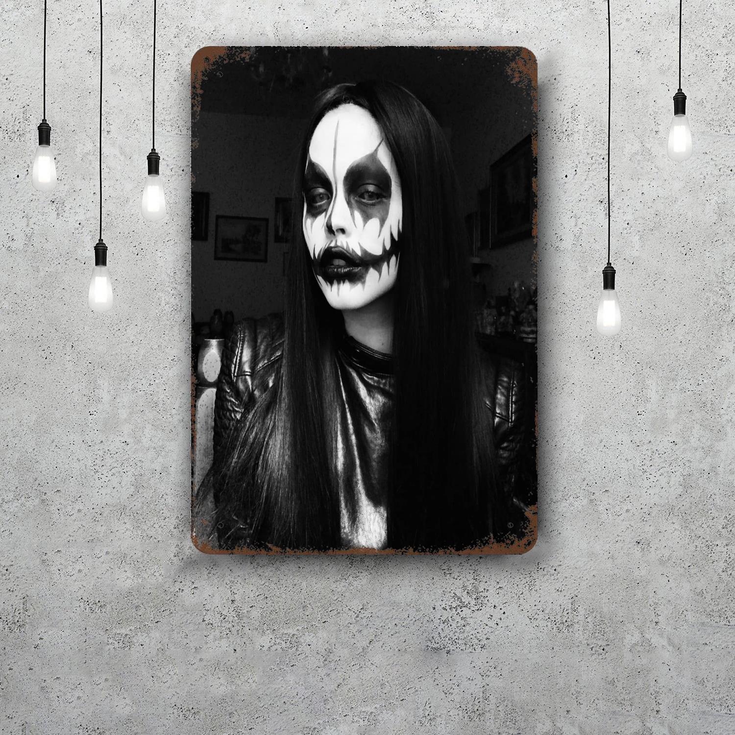 

carach angren Classic Poster Rusty Metal Plaque Retro Decorative Plate Bar Man Cave Garage Club Metal Sign Wall Decoration 20x30cm（7.8x11.8inch）