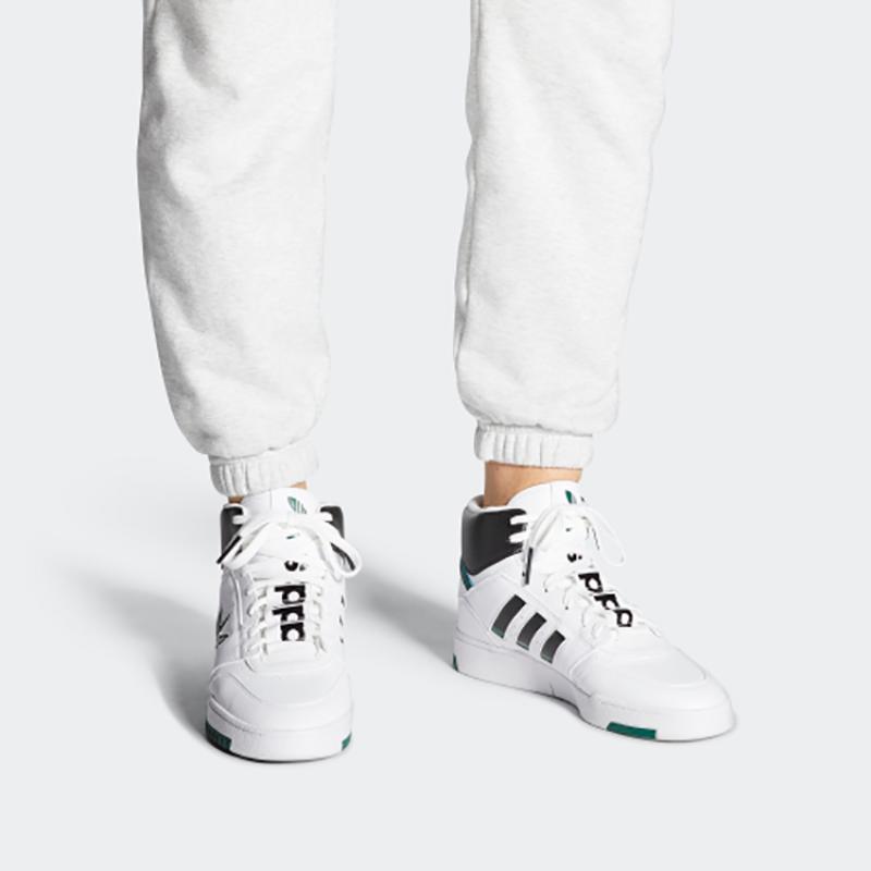 Adidas Originals Drop Step Xl 'White Green' Sneakers FW2037