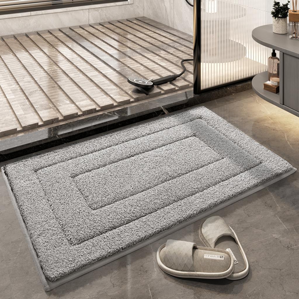 2026 Simple Striped Door Mat, Door Mat, Carpet, Bathroom, Non-slip Absorbent Foot Mat, Quick Drying