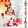 Wooden Unpainted Nutcracker Soldier Paintable Nutcracker Christmas Figures Wood Nutcracker Unfinished with Paint Kit for Kids
