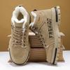 Winter Men Ankle Boots 2026 Fashion Warm Plush Snow Boots Lightweight Cotton Boot Mens Designer Work Cold-proof Outdoor Sneakers