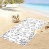 Simon's Cat Print Strandlaken, Groot Zacht Sneldrogend Handdoek voor Strand Camping Zwemmen