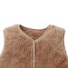 1-5 Years Kids Warm Fleece Vest Sleeveless Button Top