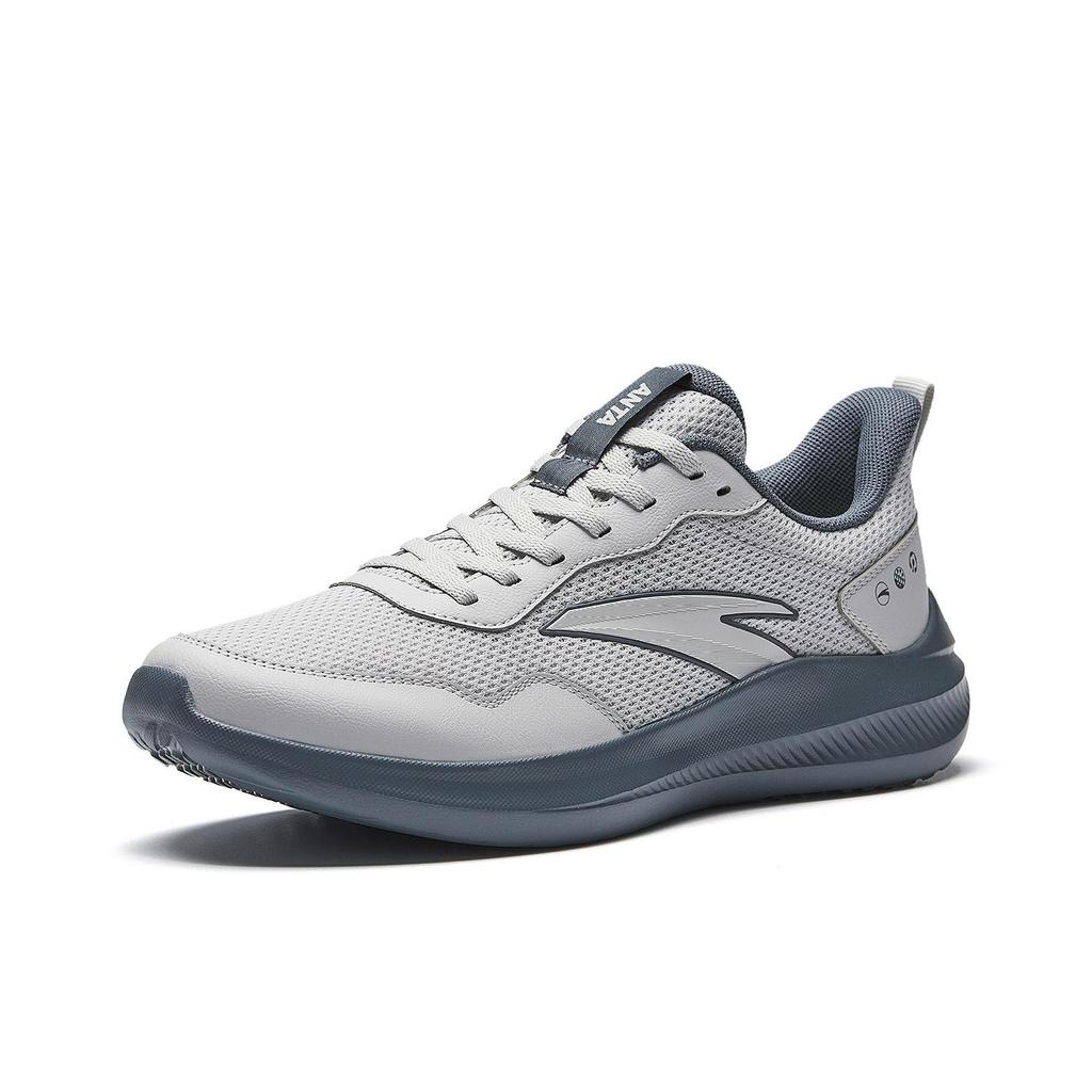 Anta Leichte Stoßdämpfende Laufschuhe Herren Sneaker Chip-Grau Kohle-Grau 912615541-2