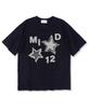 MIDNIGHT12AM Midistar Short Sleeve T-Shirt Navy