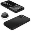 Coque Pour iPhone 13 Pro (6.1'') Carbone Noir + 2 Verres Trempés Vitre Protection d'écran