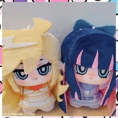 10cm Anime Panty & Stocking with Garterbelt Plyšové hračky Panty and Stocking Roztomilá figúrka Plyšové vypchaté bábiky Dekorácia Darčeky pre dievčatá