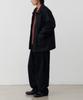 KNOUUN Wide Tapered Chino Pants (Black)