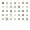 35pcs-100pcs Cartoon Adventure Stickers Vintage Pirate Stickers Compass Stickers For Laptop Luggage Scrapbook