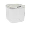Covered Household Storage Box with Lid, See Through Plastic Organiser for Kitchen Cabinets and Laundry Room Use