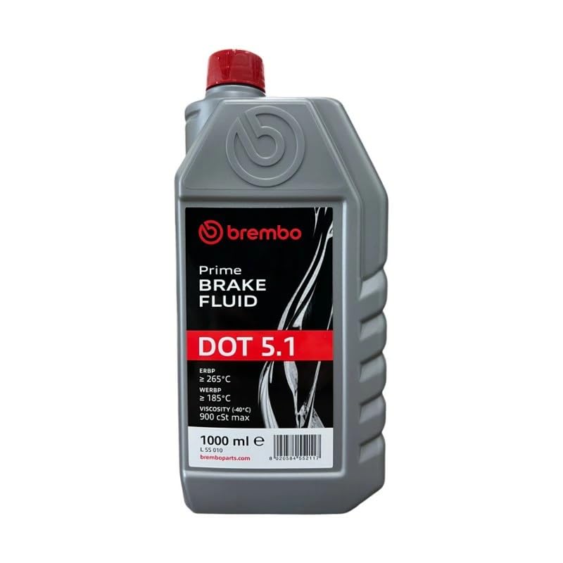 Brembo DOT 5.1 Class 5.1 Prime Brake Fluid, 1L, L55010 [Parallel Import]