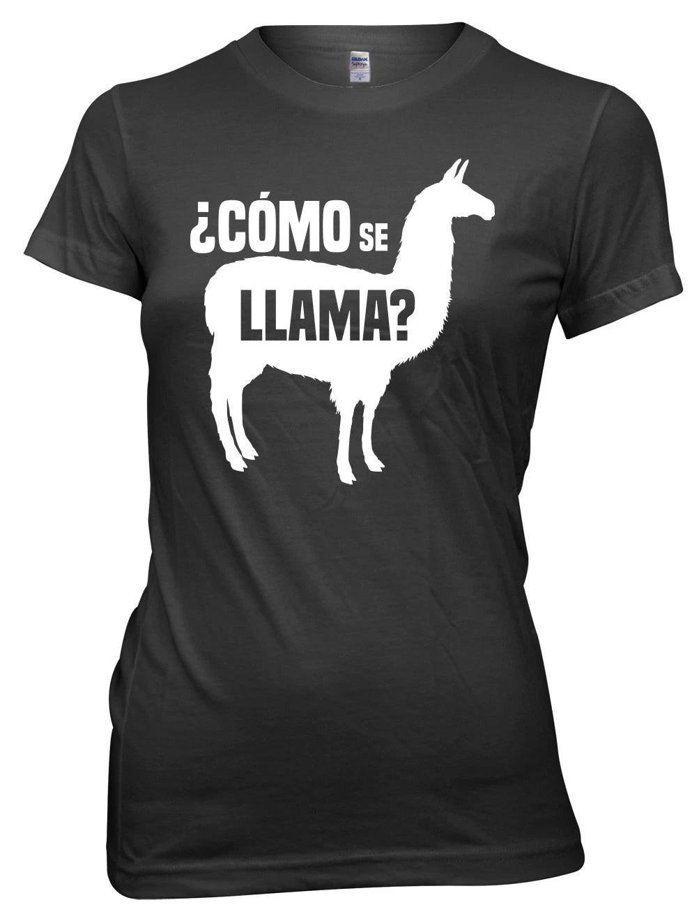 Como Se Llama? Women Ladies Funny T-shirt XL