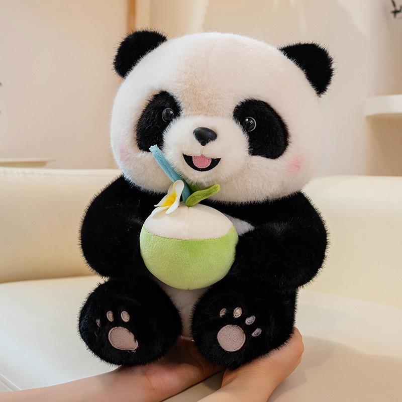 

Очаровательная плюшевая игрушка Гигантская панда - Идеальный подарок на день рождения и подушка для мальчиков и девочек. 25 cm