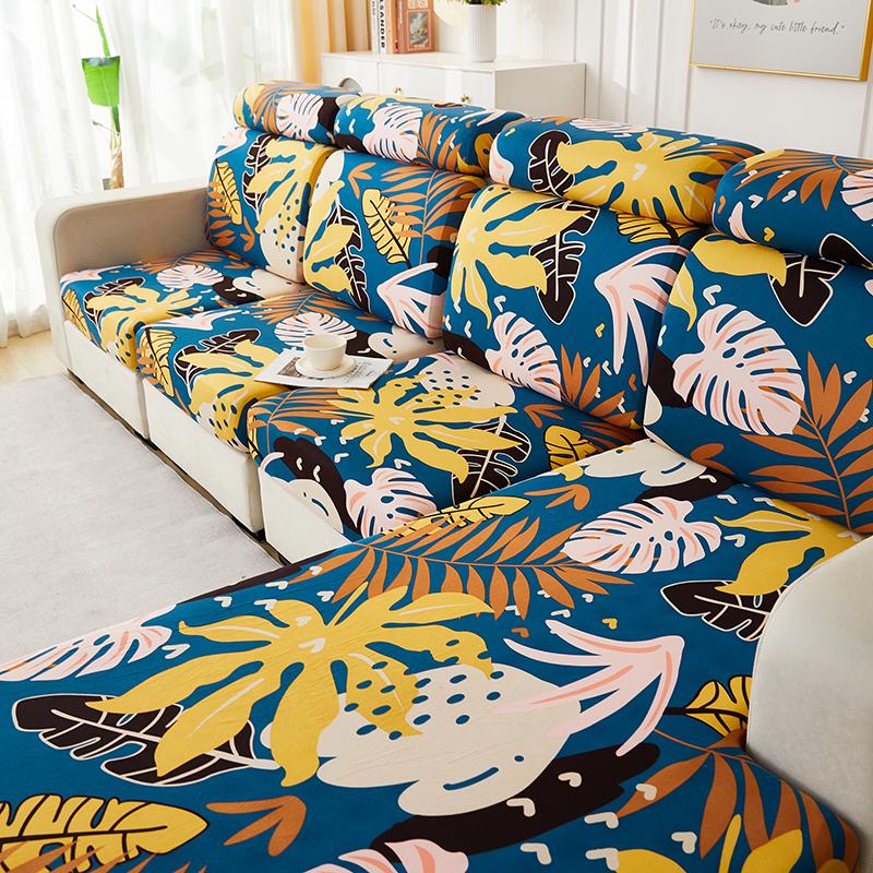 Stretch Sofa Cover For Living Room Seat Cushion Cover Sofa Seat Slipcover Couch Cover L Shape Sofa Furniture Protector Removable