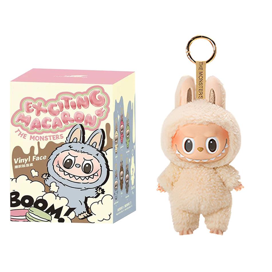 

2025 Новый Высококачественный Милый Labubu The Monsters Box Toys Cardiac Macarone Kawai Guess Bag Figure Model Bag Подарочный