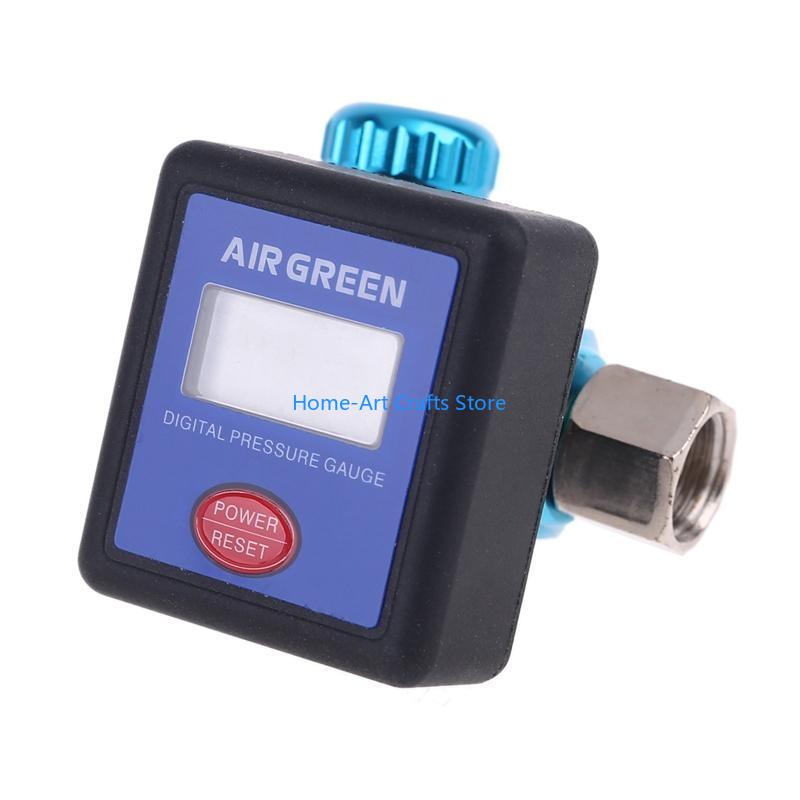 Y3NA Spray-Gun Pressure Regulating Gauge LCD Digital Display Air Pressure Meter Spray-Gun Air Pressure Gauge Spray-Gun