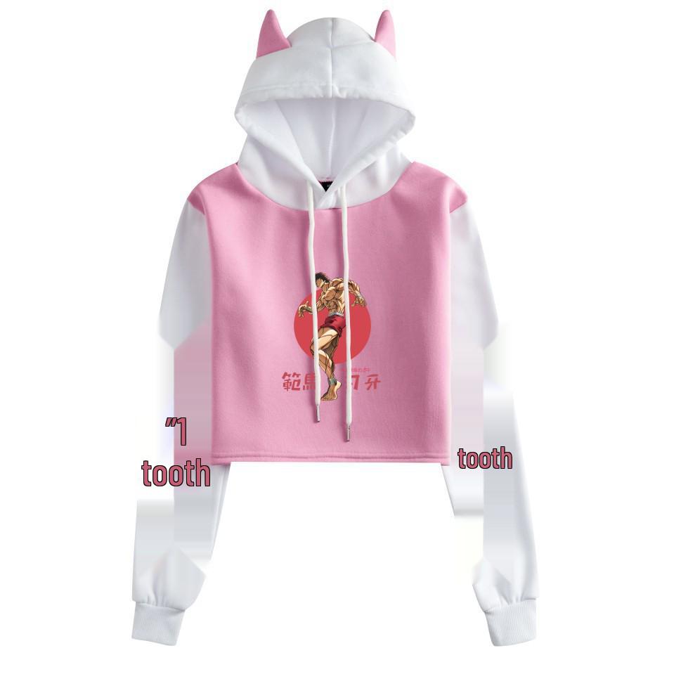 Unisex Baki Hanma Anime Hooded Sweatshirt - Summer Pullover for Girls
