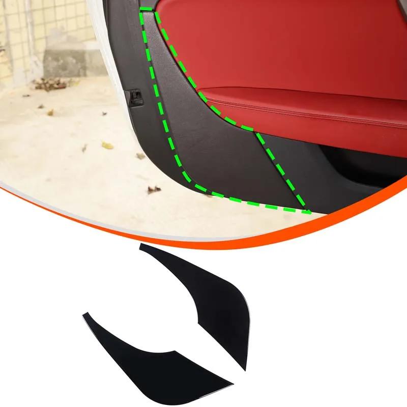 For Jaguar F-TYPE 2013-2026 PVC Glossy Black Interior Modification Center Control Trim Strip Door Trim Sticker Car Accessories