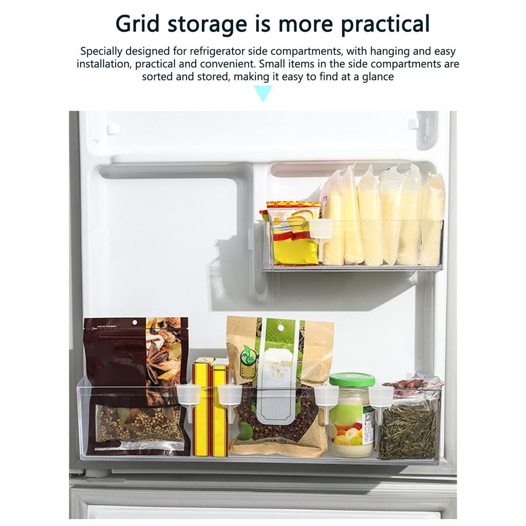 Counts Fridge Drawer Divider, High-Quality Plastic Design For -Fall ,Slide To Adjust For Different Sizes
