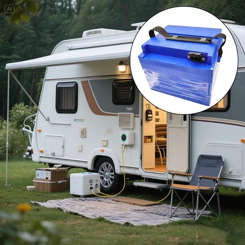 Portable Ebike Battery Case 12V 24V 36V 48V 60V Rechargeable Electric Bike Battery Box for DIY Projects Outdoor Use