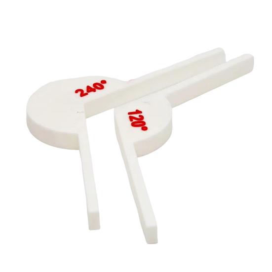 2/5Pcs Geometric Ornaments Teaching Auxiliary Props 30-45-60-180 Degrees Improve Skills Science Education Cognition Teaching Model