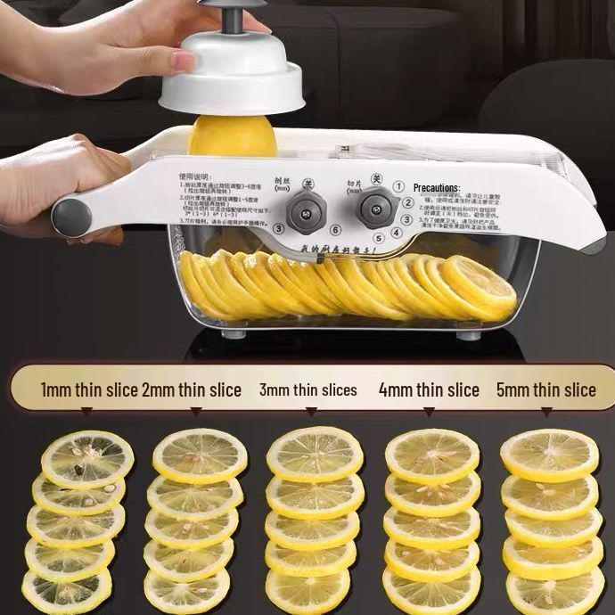 

Регульована багатофункціональна машина для нарізки лимонів і картоплі для магазинів чаю з молоком і барбекю