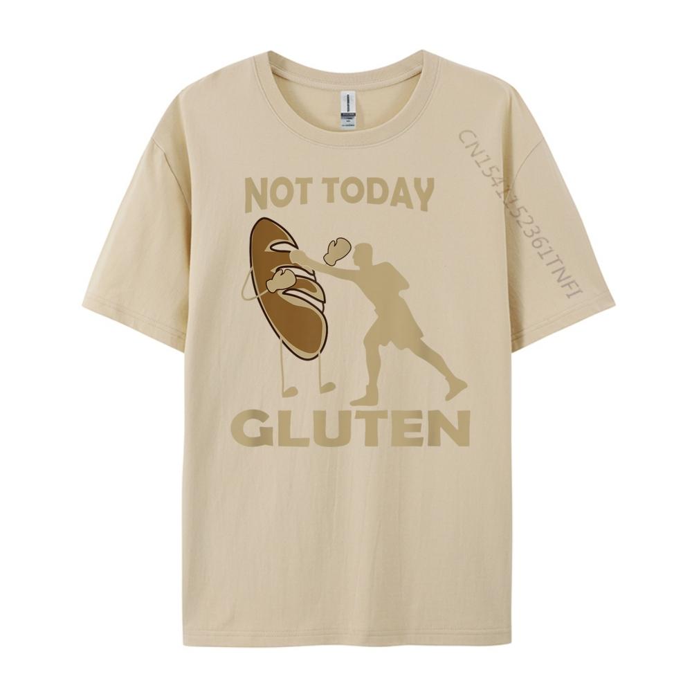 Gluten Free Funny Not Today Gluten Clothing Spring T Shirt Men Valentines Day