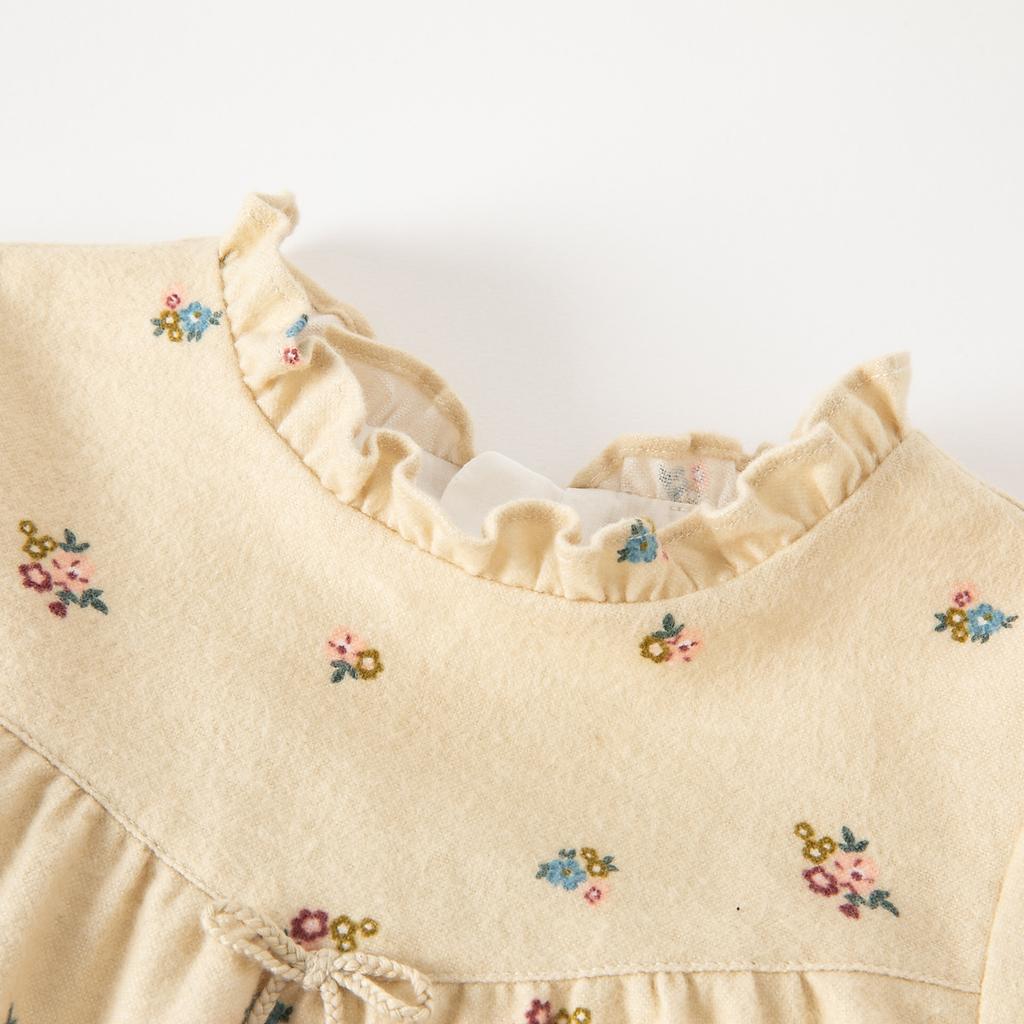 Davidella Girls' Floral Spring Dress