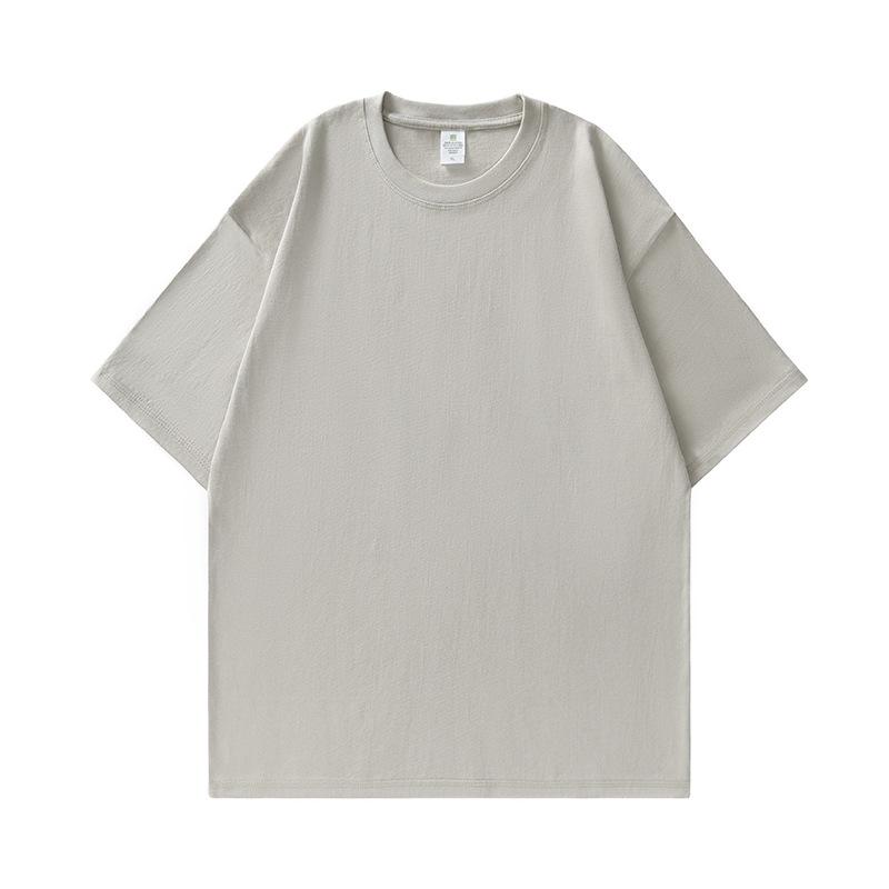 VEZFAA Damenmode Lässig Einfarbig Druck Sommer Frühling Kurzarm O-Ausschnitt Blusen & Hemden