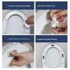 4PCS Universal Toilet Seat Protector Pads - Non-Slip Strong Adhesive Cushioned for Bidet, Elderly & Pregnancy Bathroom Safety Ac