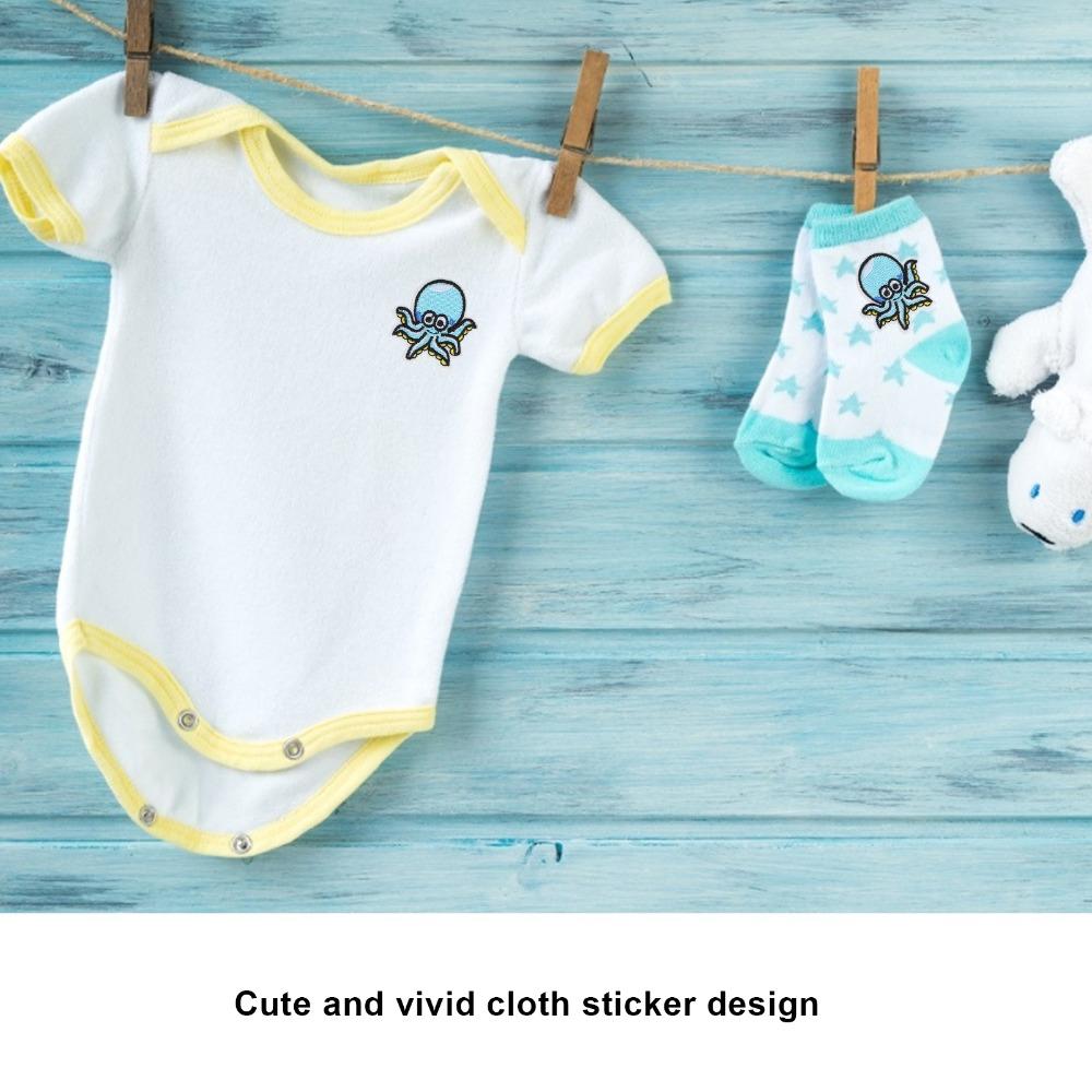 10 Stück Lebendige Muster Stoffaufkleber Gesticktes Design Gestickte Aufnäher Für Kleidung