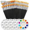 Set di Pennelli Digitali in Nylon per Bambini per Dipingere e Colorare